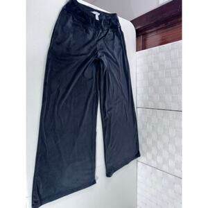 "Sofia Intimates by Sofia Vergara" Black Lounge Wide Leg Pants,SZ 4-6,Goth,Gypsy